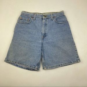 Vintage Levi’s 551 High Waist Wedgie Jean Shorts
